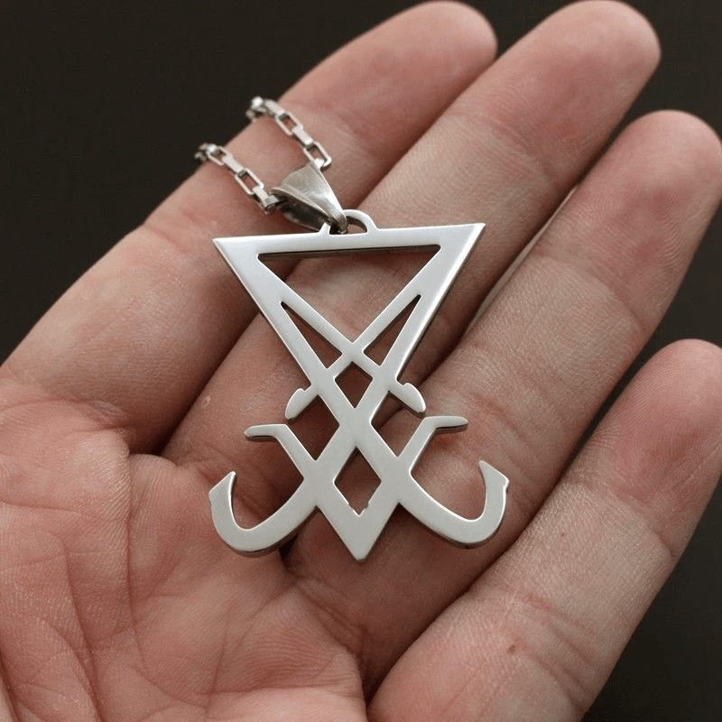 Seal of Lucifer Nephilim Satan Necklace in Stainless Steel