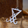 Seal of Lucifer Nephilim Satan Necklace in Stainless Steel