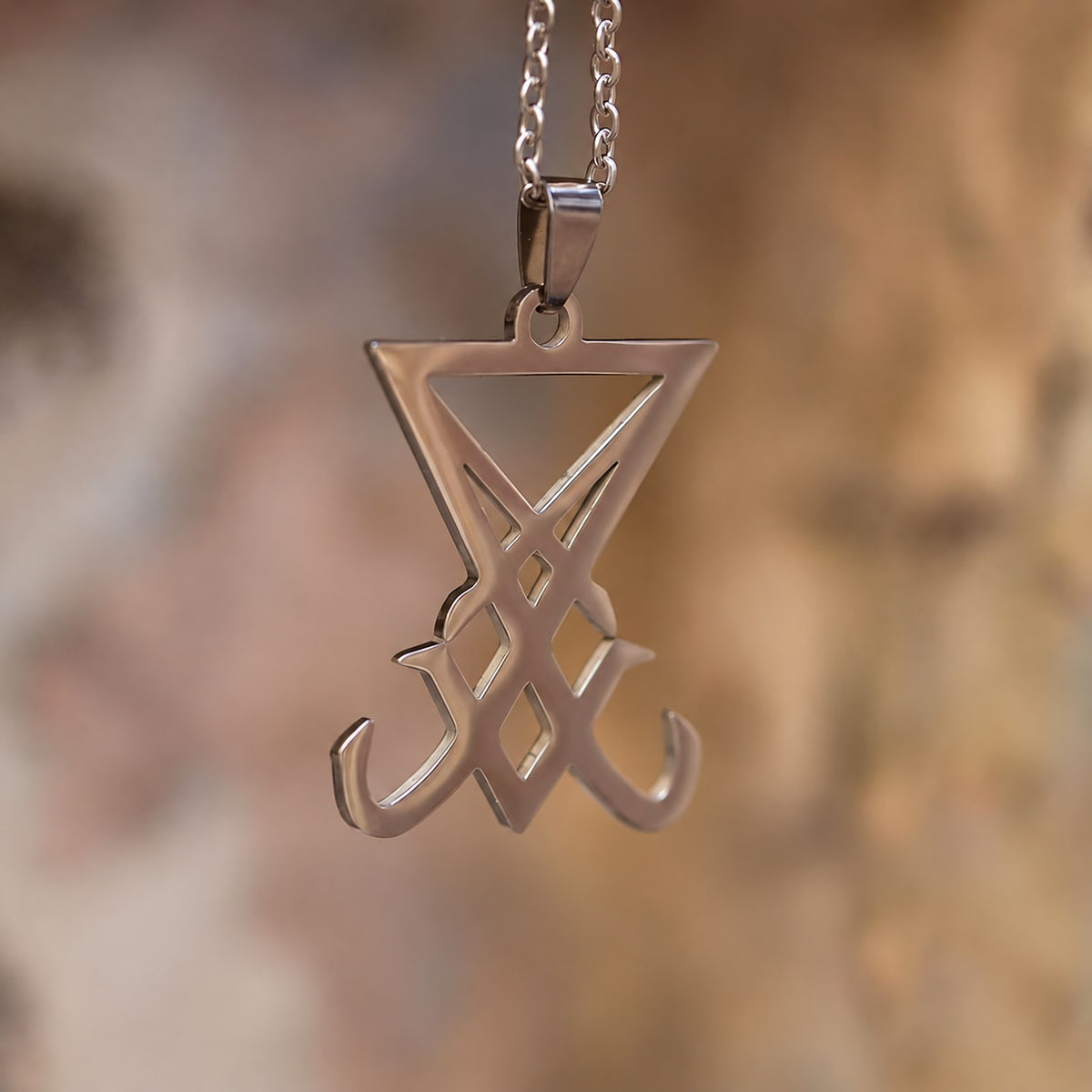 Seal of Lucifer Nephilim Satan Necklace in Stainless Steel