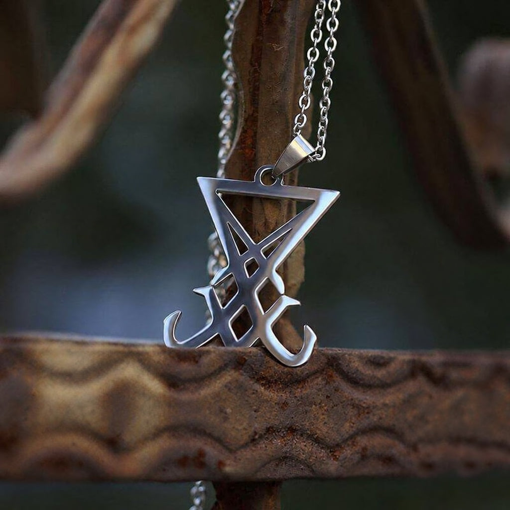 Seal of Lucifer Nephilim Satan Necklace in Stainless Steel