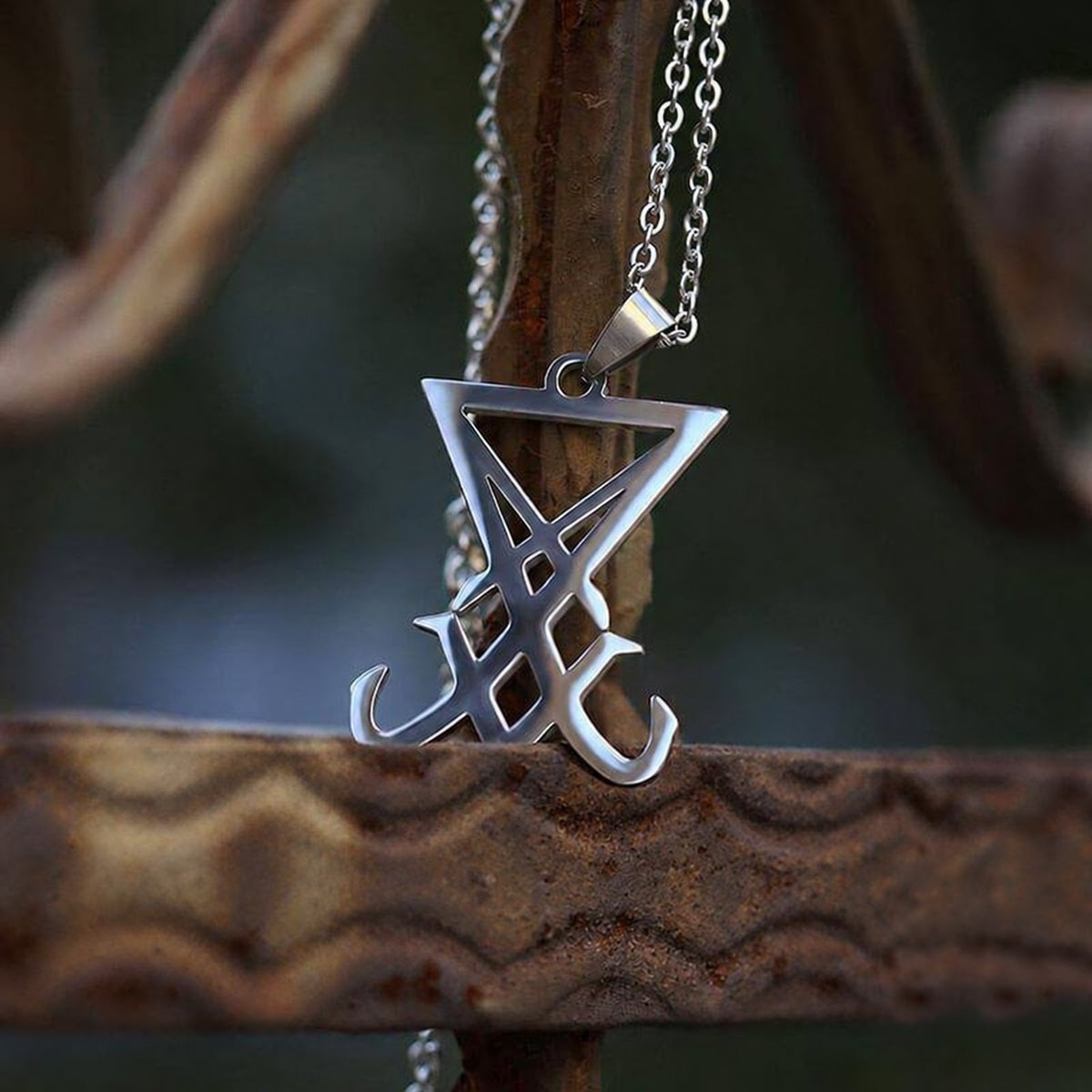 Seal of Lucifer Nephilim Satan Necklace in Stainless Steel