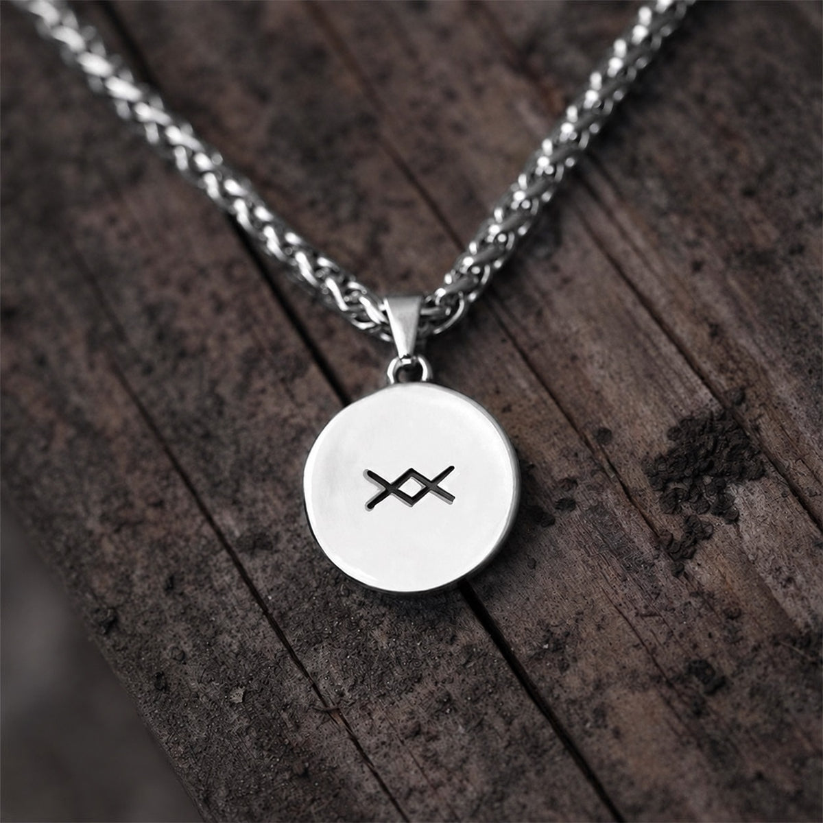 Bear Claw Amulet Viking Necklace in Stainless Steel