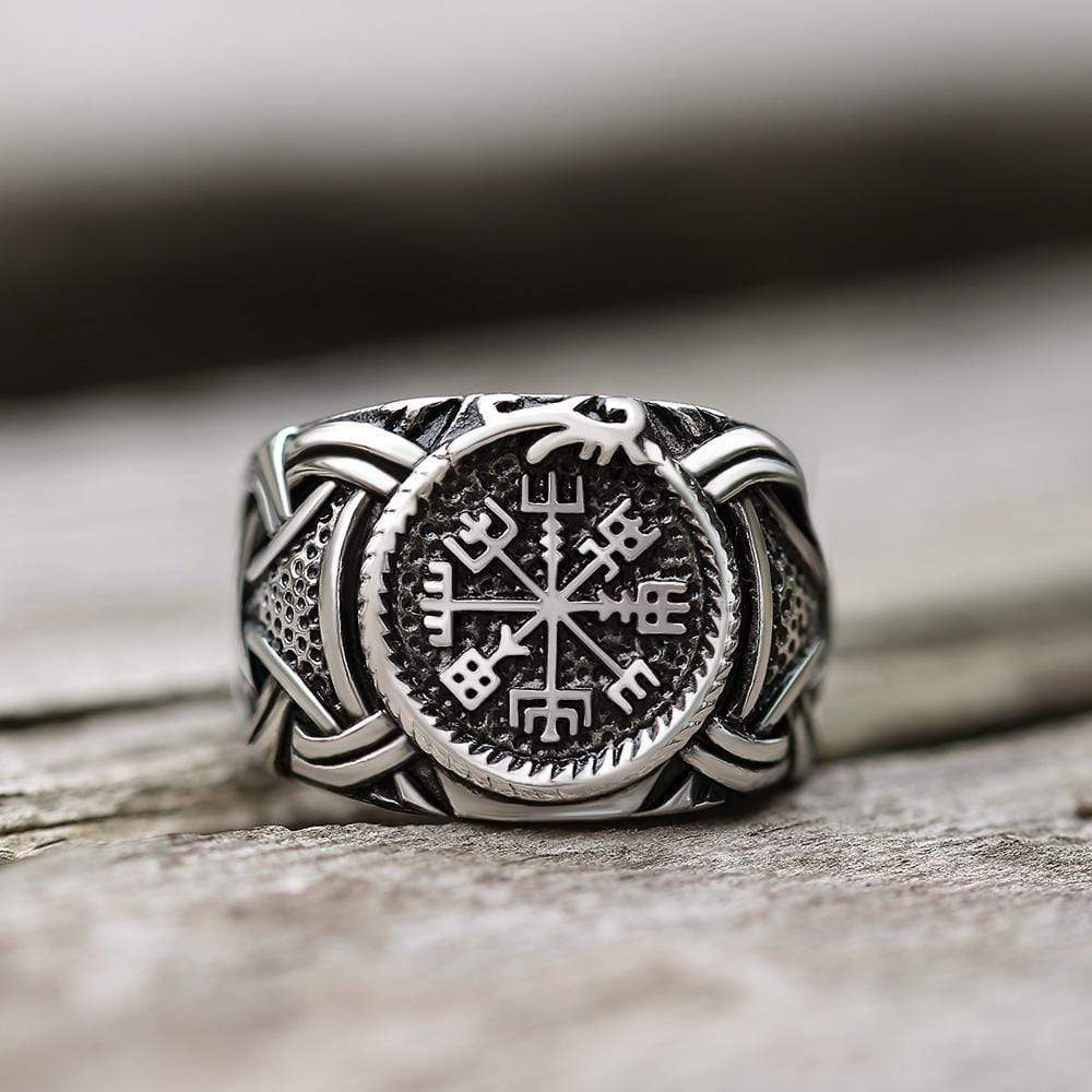 Dragon Amulet Viking Ring in 316L Stainless Steel