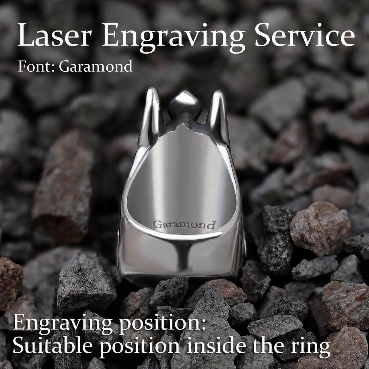 Anubis Egyptian Mythology Ring in Stainless Steel