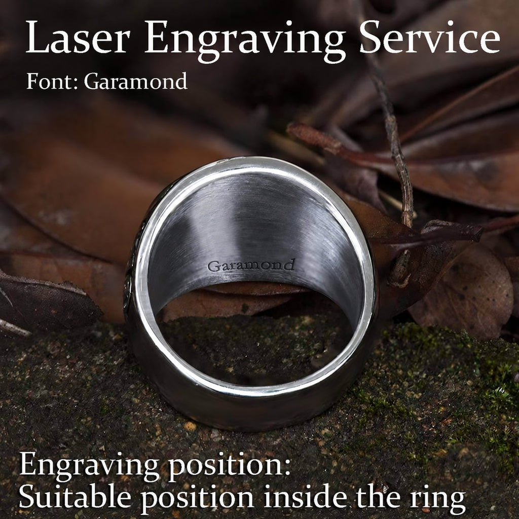 Bear Claw Viking Ring in Stainless Steel
