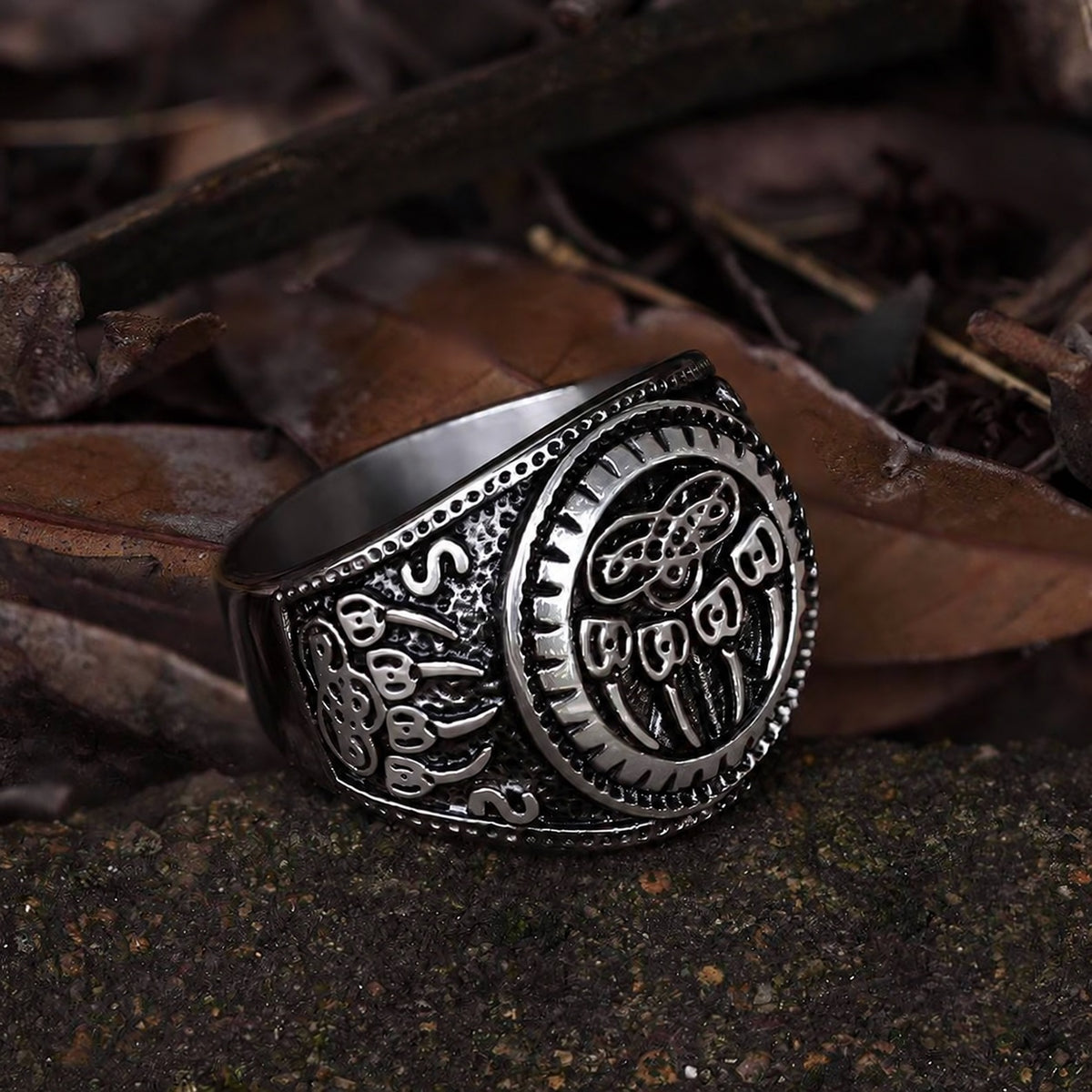 Bear Claw Viking Ring in Stainless Steel