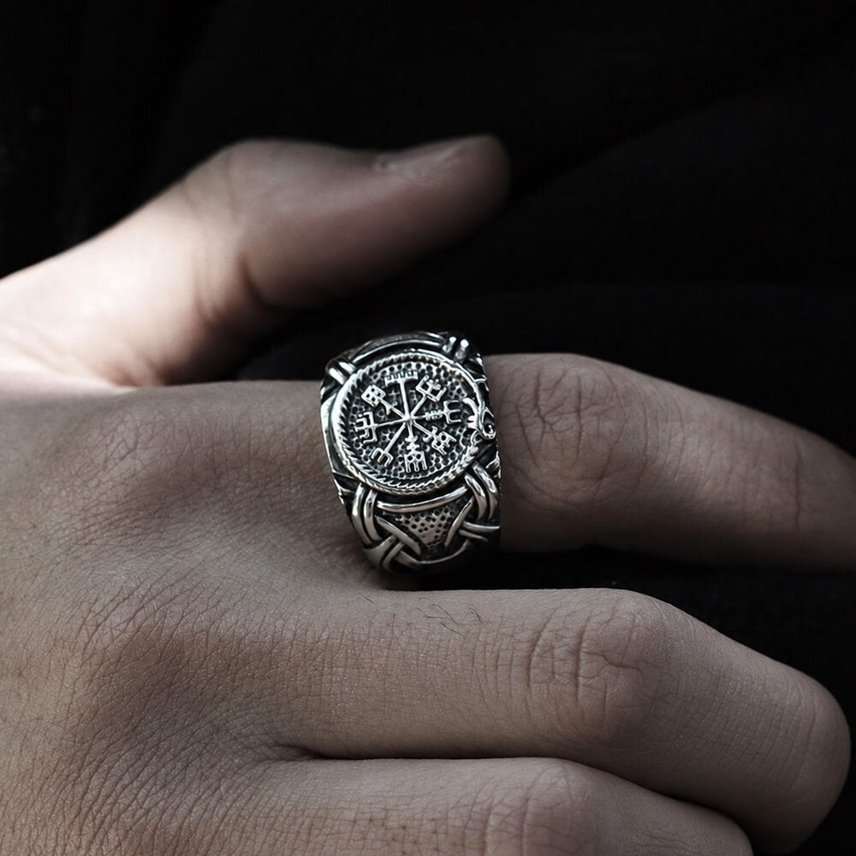 Dragon Amulet Viking Ring in 316L Stainless Steel