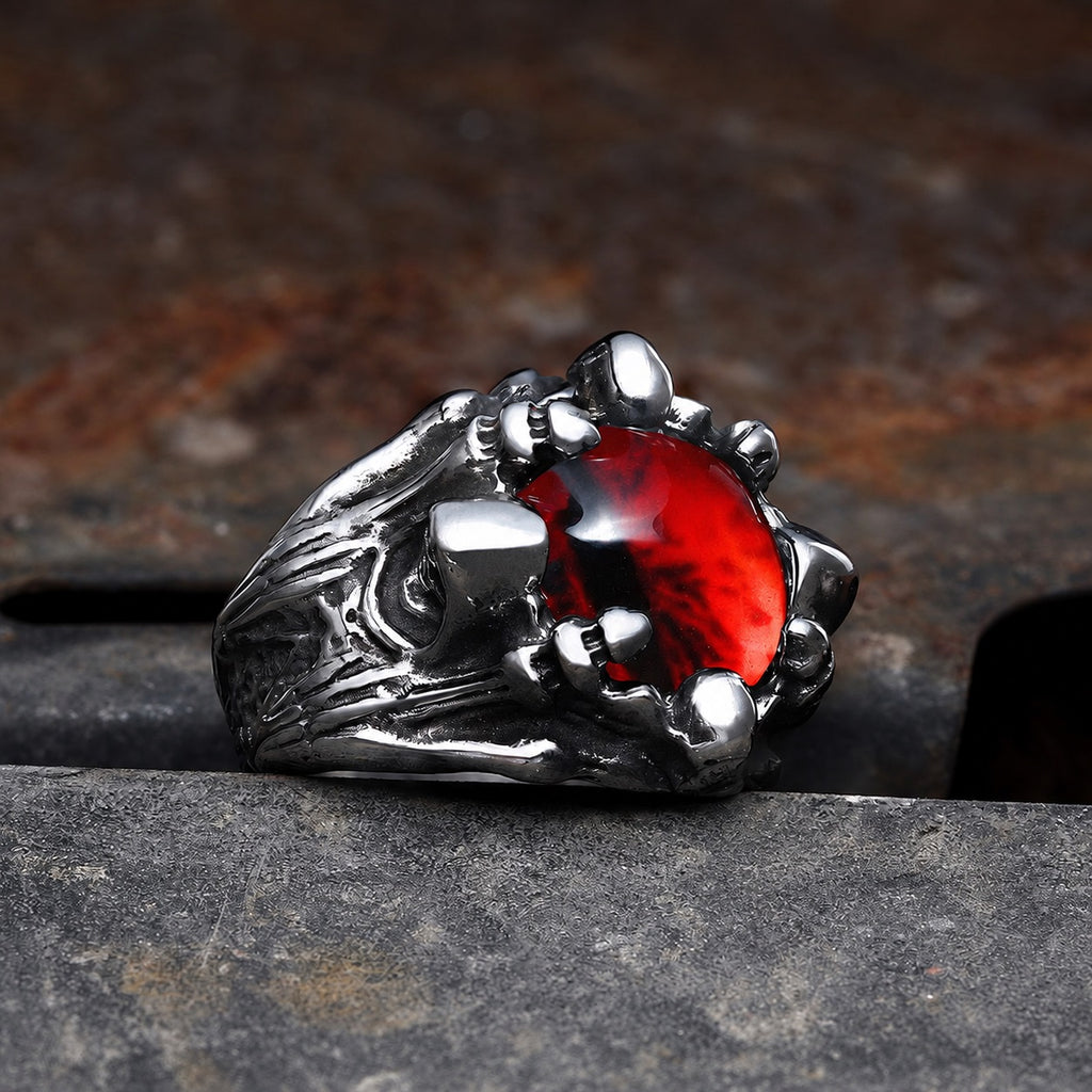 Eye Of Sauron Ring in Stainless Steel