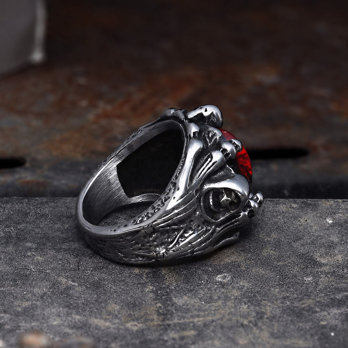 Eye Of Sauron Ring in Stainless Steel
