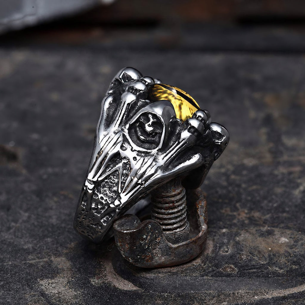 Eye Of Sauron Ring in Stainless Steel