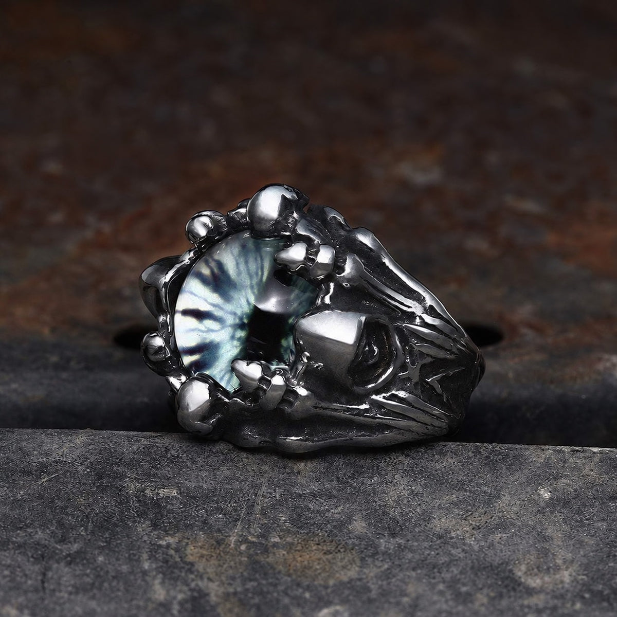 Eye Of Sauron Ring in Stainless Steel