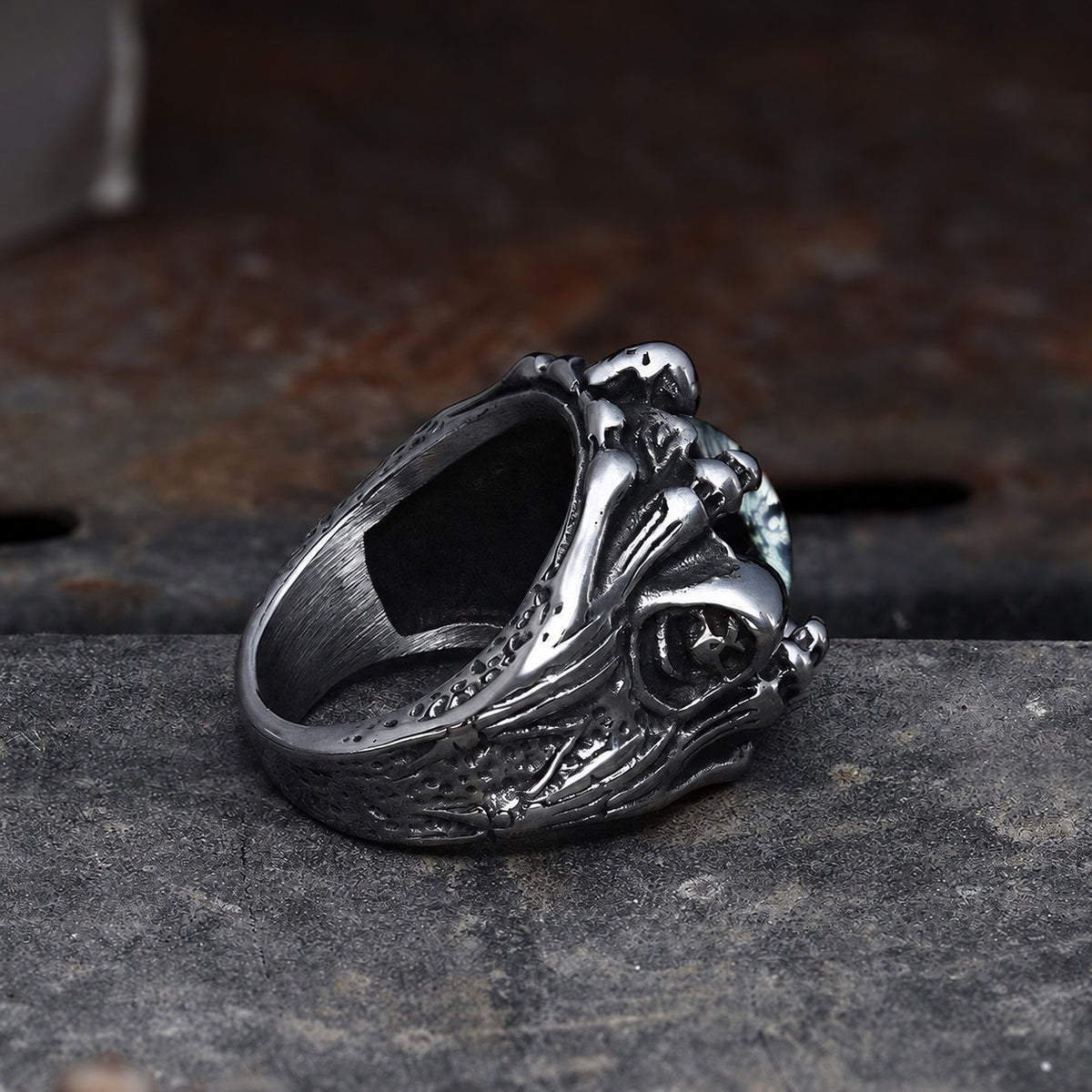 Eye Of Sauron Ring in Stainless Steel
