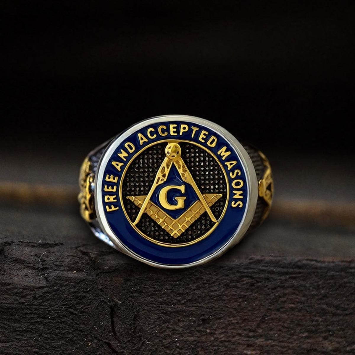 Eye Of Providence Masonic Ring in 316L Stainless Steel