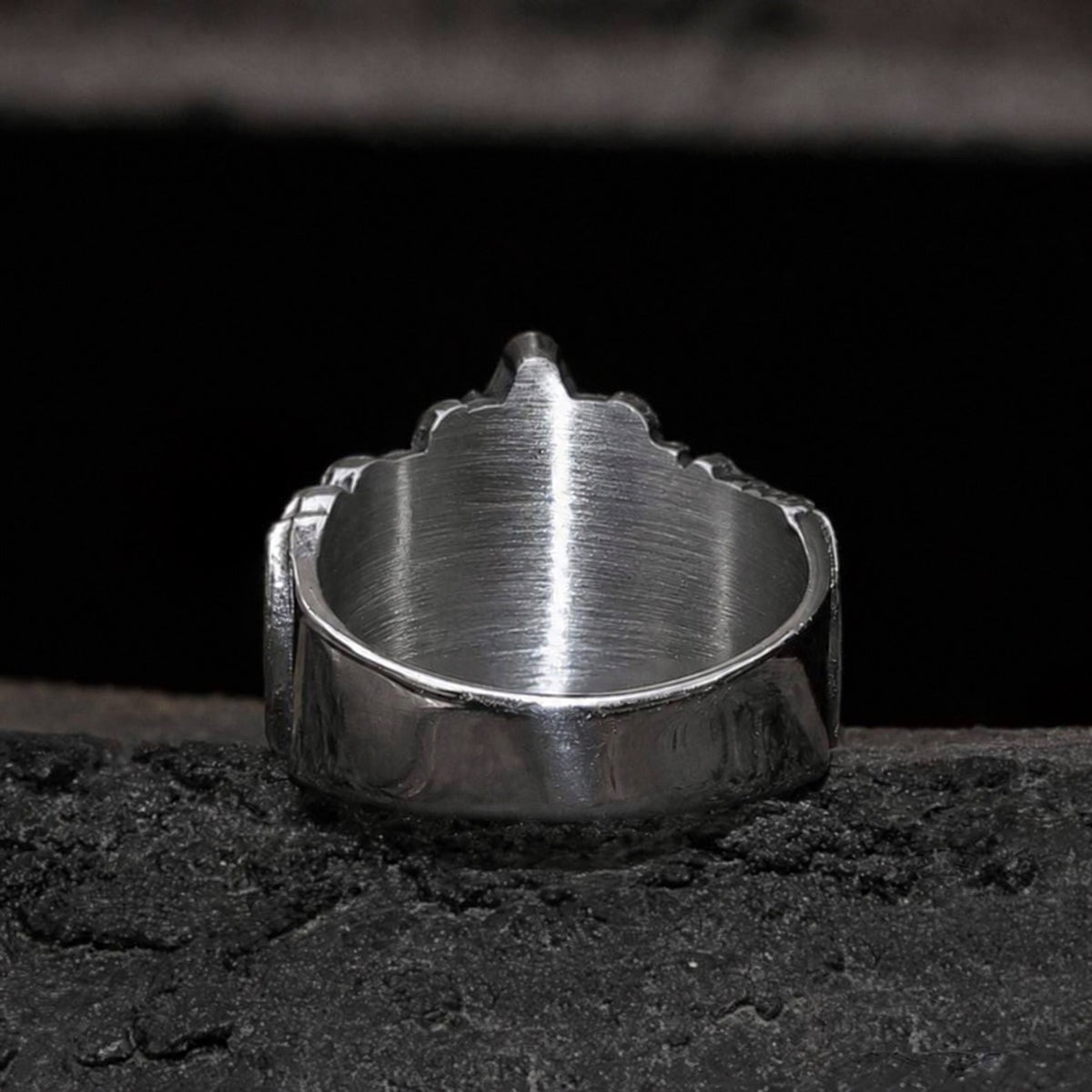 Classic Masonic Symbol Freemason Ring in Stainless Steel