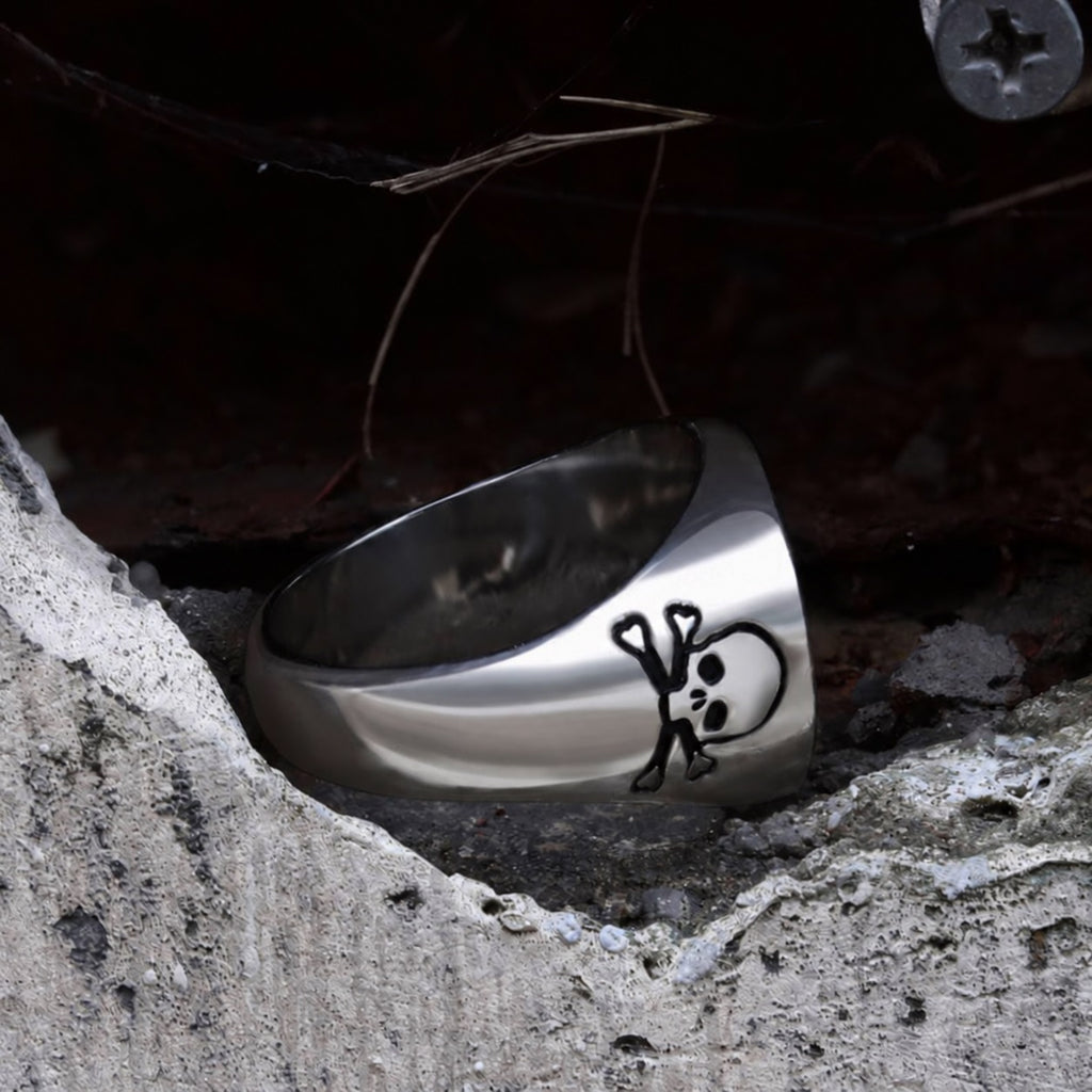 Pentagram Tree of Life Viking Ring in Stainless Steel