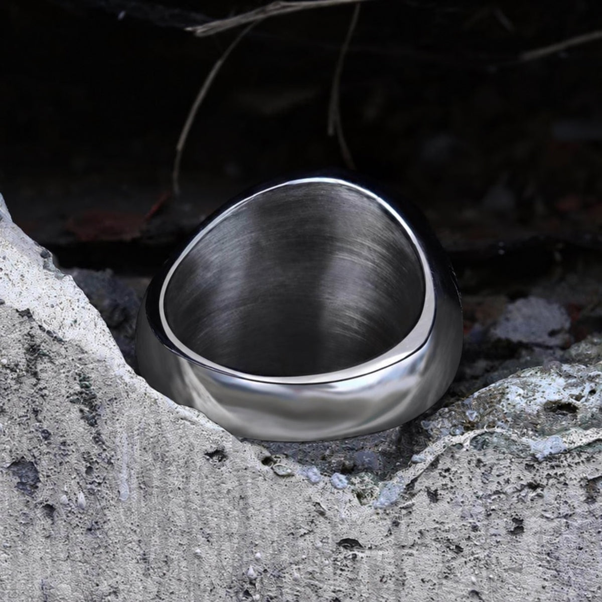 Pentagram Tree of Life Viking Ring in Stainless Steel