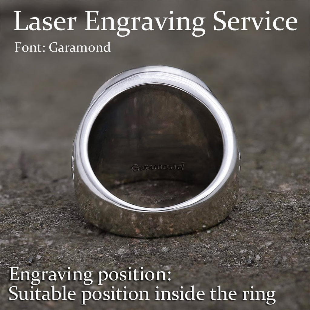 St. Benedict Cross Ring in Stainless Steel