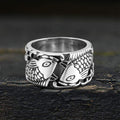 Relief Fish Ring in Stainless Steel