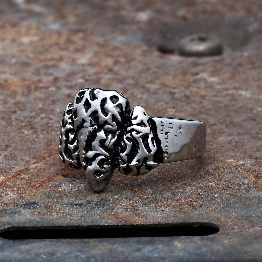 Stone Spear Arrow Ring in Stainless Steel