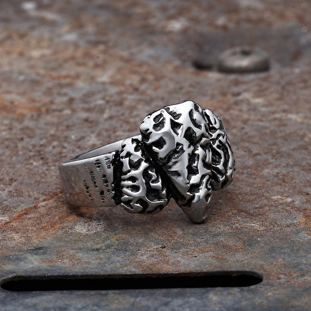 Stone Spear Arrow Ring in Stainless Steel