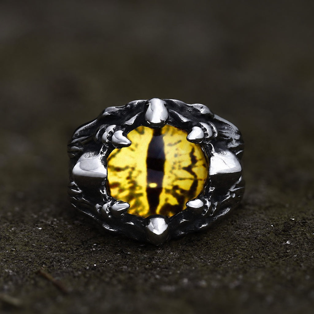 Eye Of Sauron Ring in Stainless Steel