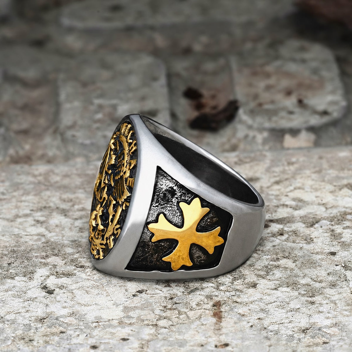 Guardian Angel Templar Knight Ring