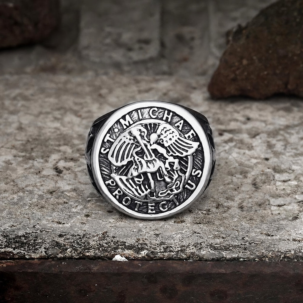 Guardian Angel Templar Knight Ring