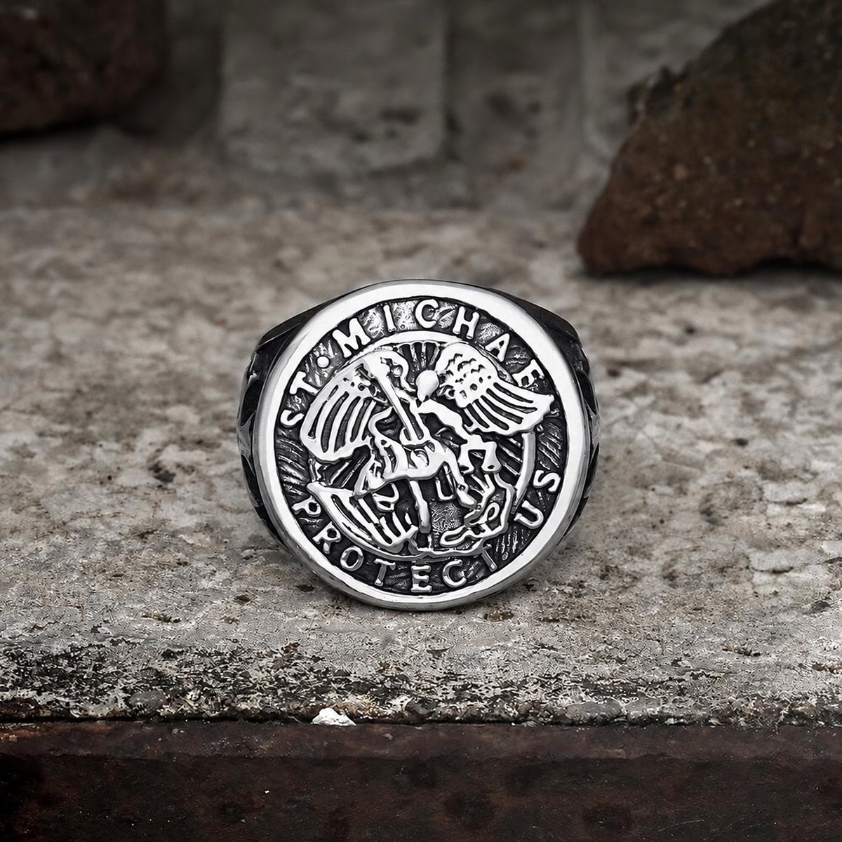 Guardian Angel Templar Knight Ring