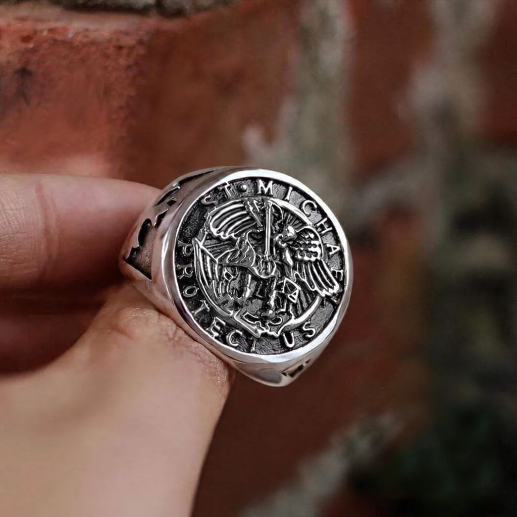 Guardian Angel Templar Knight Ring