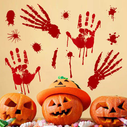 Halloween Skull Hand Temporary Tattoo Sticker