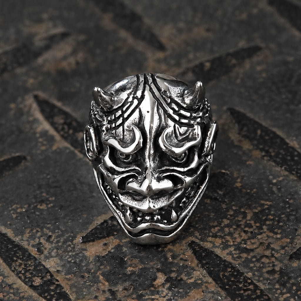 Demon Oni Ring in Stainless Steel