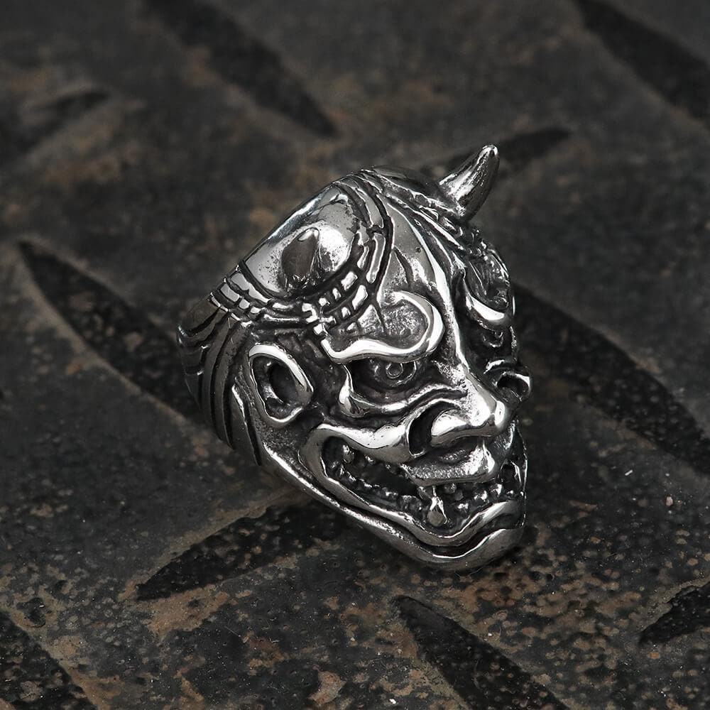 Demon Oni Ring in Stainless Steel