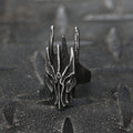 Helm of Sauron Ring in Stainless Steel
