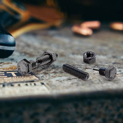 Hex Bolt Stainless Steel Screw Stud Earrings