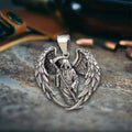 Hip Hop Scythe Grim Reaper Pendant in Stainless Steel