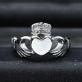 Irish Claddagh Ring in Stainless Steel
