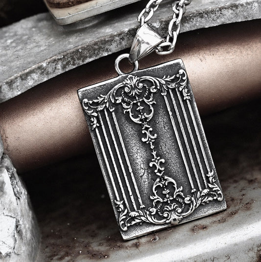 King Of Spades Stainless Steel Poker Pendant