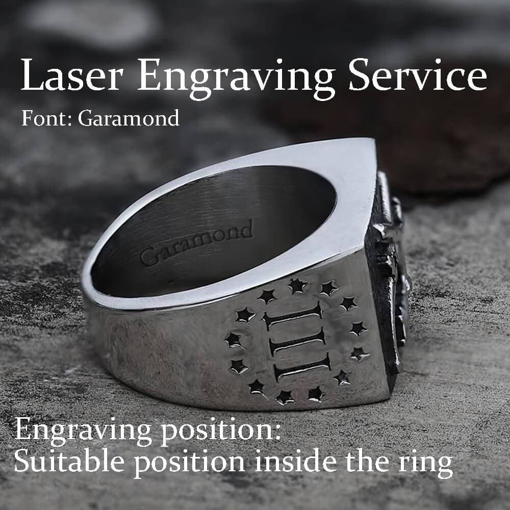 Smiling Cat Ring in Stainless Steel