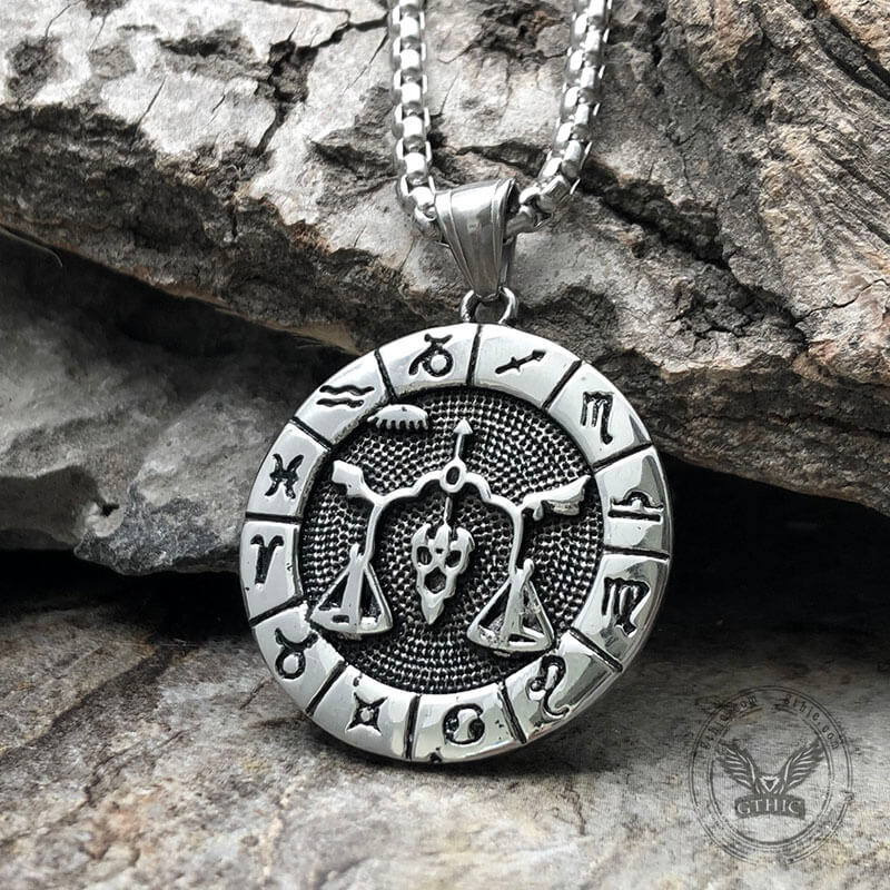 Libra Pendant in Stainless Steel