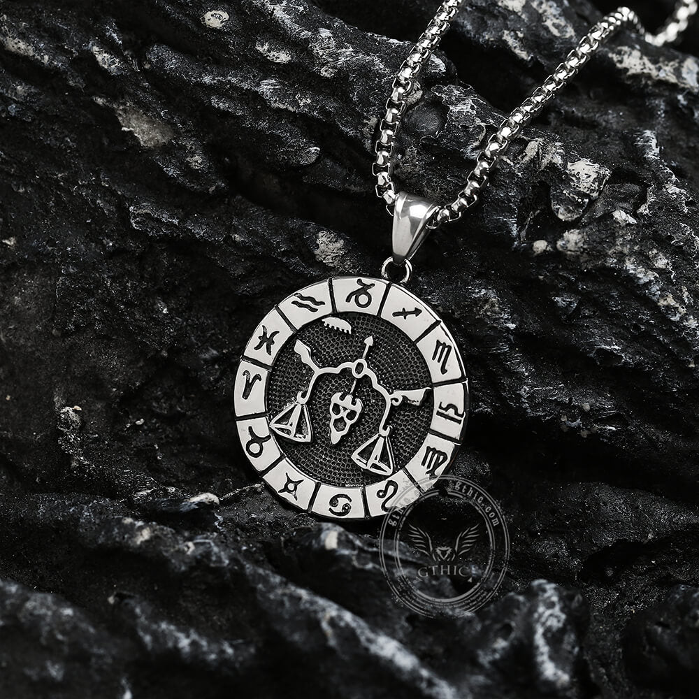 Libra Pendant in Stainless Steel