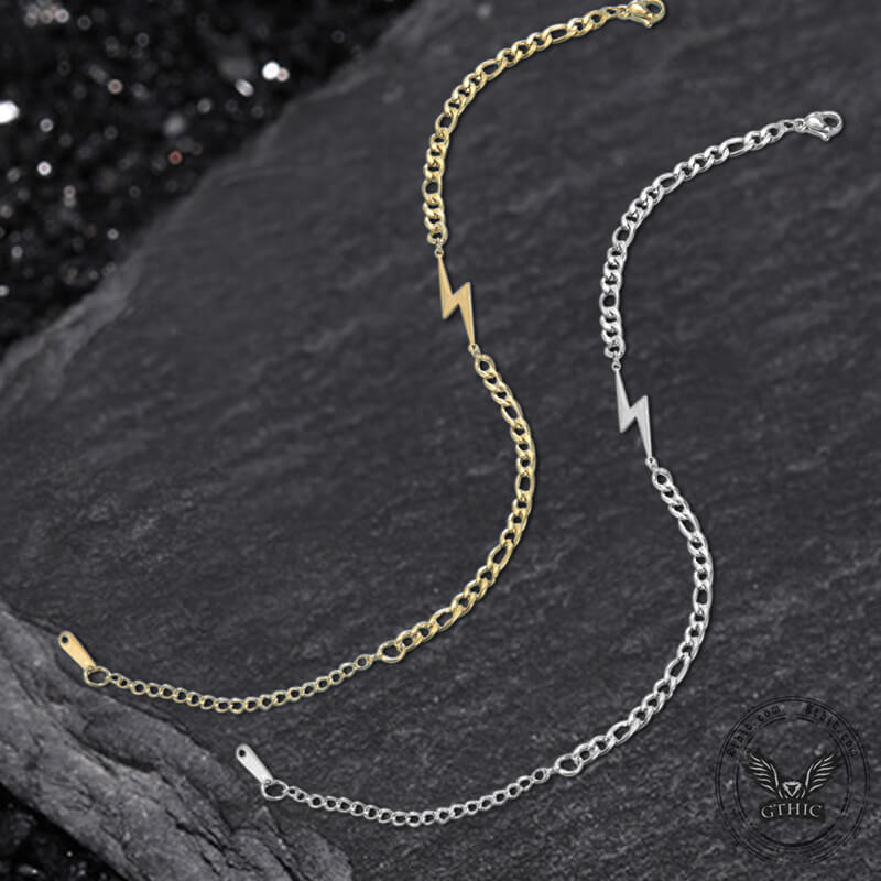 Lightning Stainless Steel Minimalism Bracelet