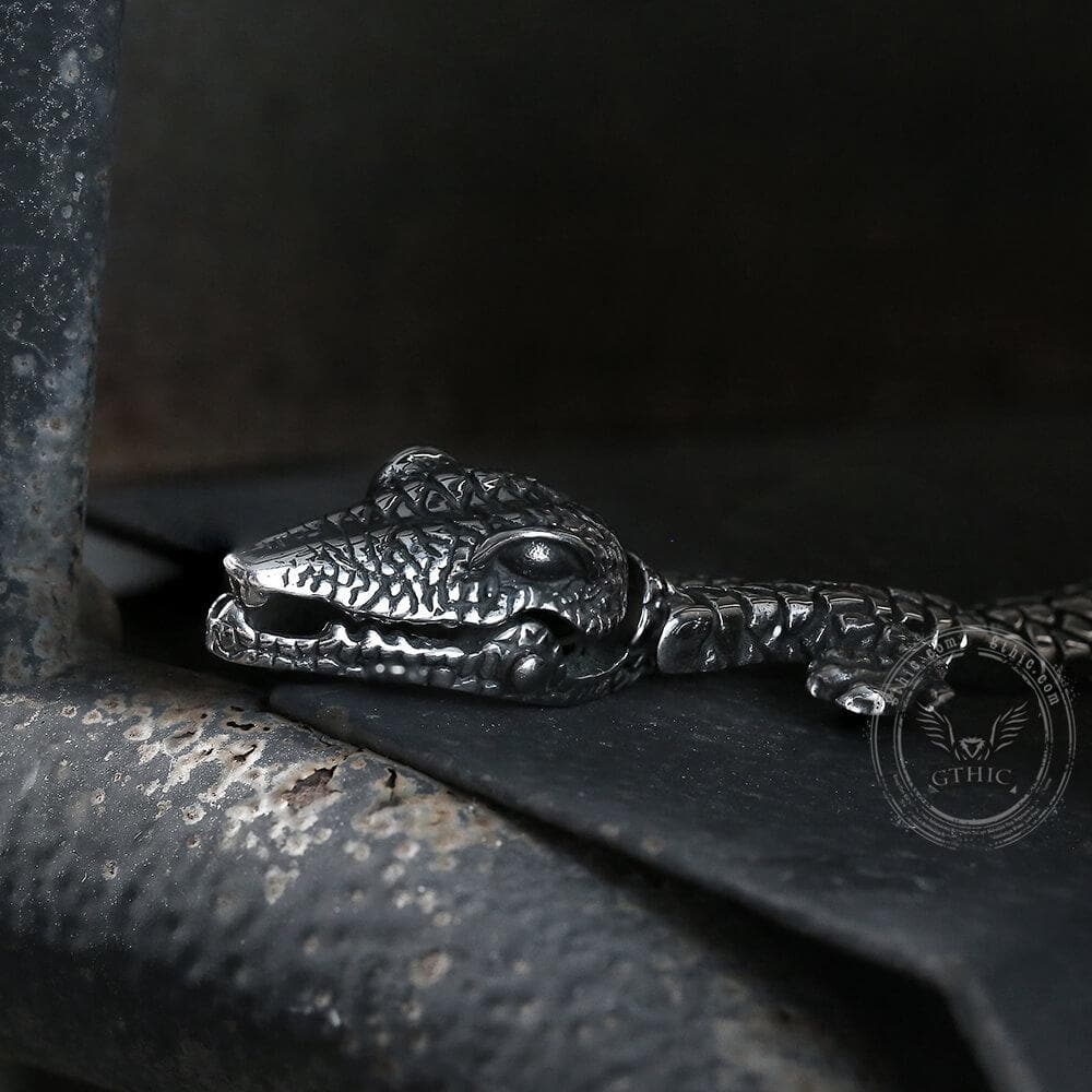 Lizard Animal Bracelet in Stainless Steel