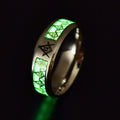 Luminous AG Masonic Ring in Stainless Steel