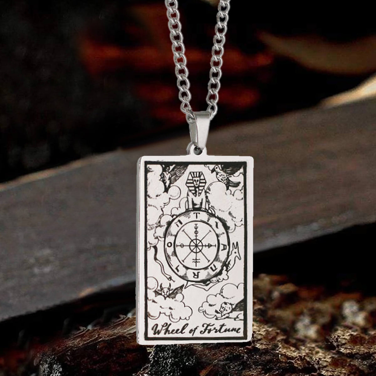 Major Arcana Tarot Necklace in Stainless Steel