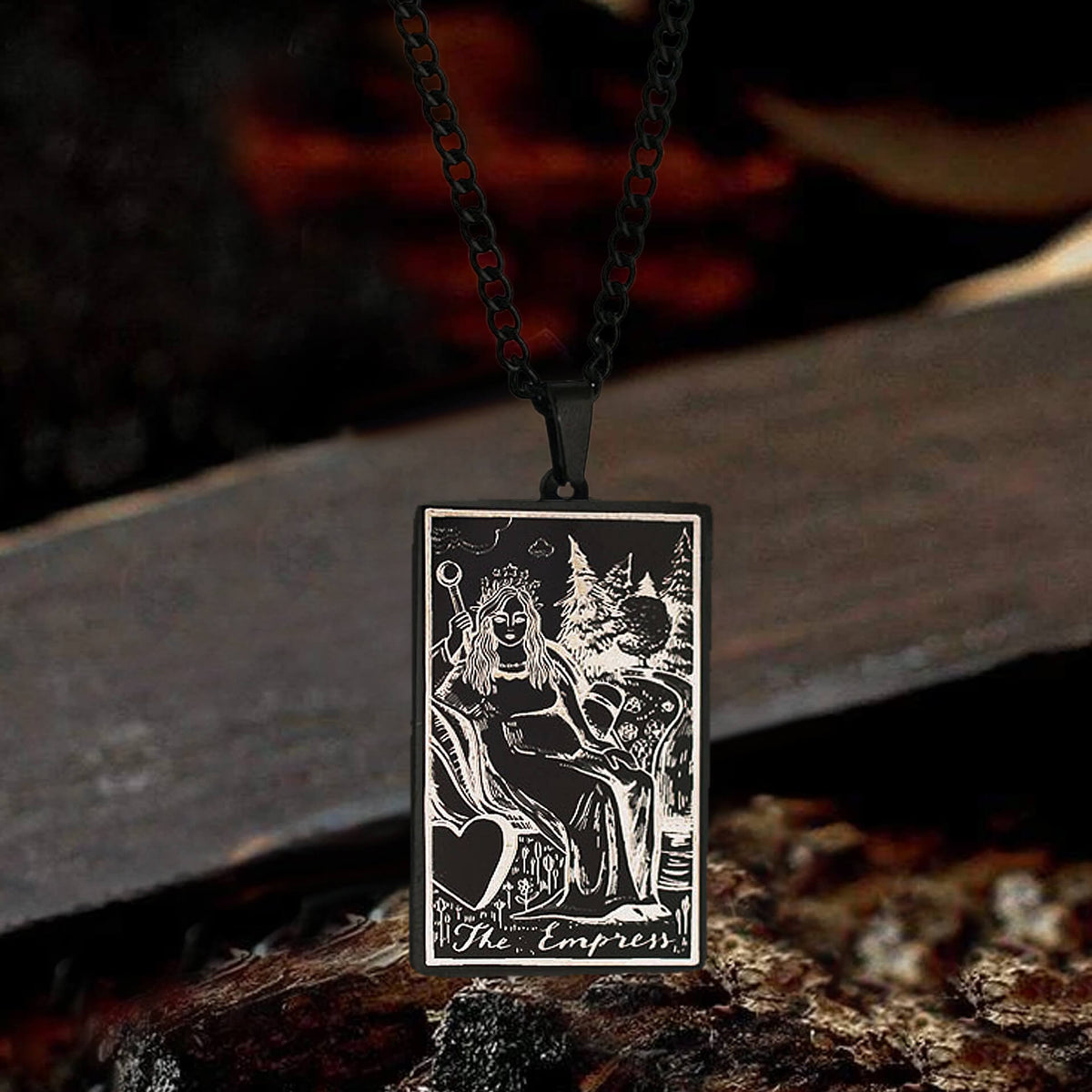 Major Arcana Tarot Necklace in Stainless Steel