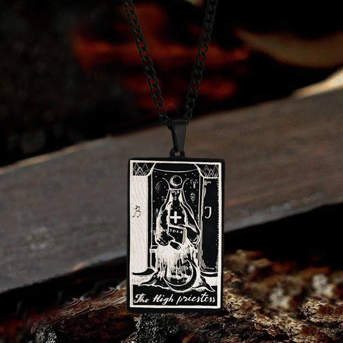 Major Arcana Tarot Necklace in Stainless Steel