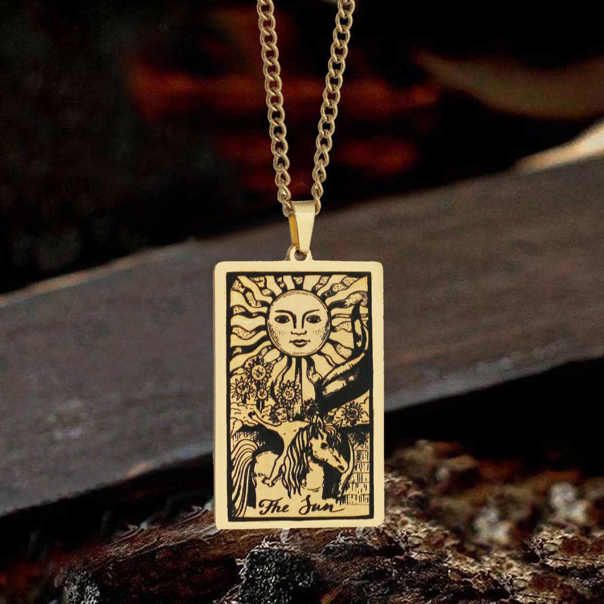 Major Arcana Tarot Necklace in Stainless Steel