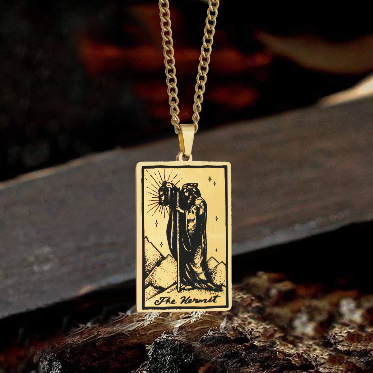 Major Arcana Tarot Necklace in Stainless Steel