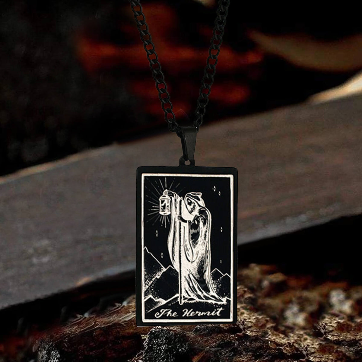 Major Arcana Tarot Necklace in Stainless Steel