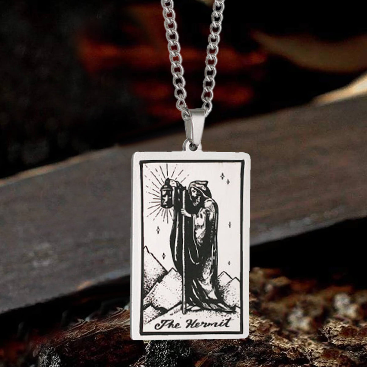Major Arcana Tarot Necklace in Stainless Steel